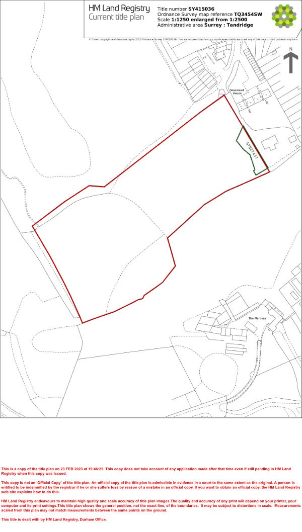 POSSIBLE STRATEGIC LAND OPPORTUNITY, CATERHAM, SURREY